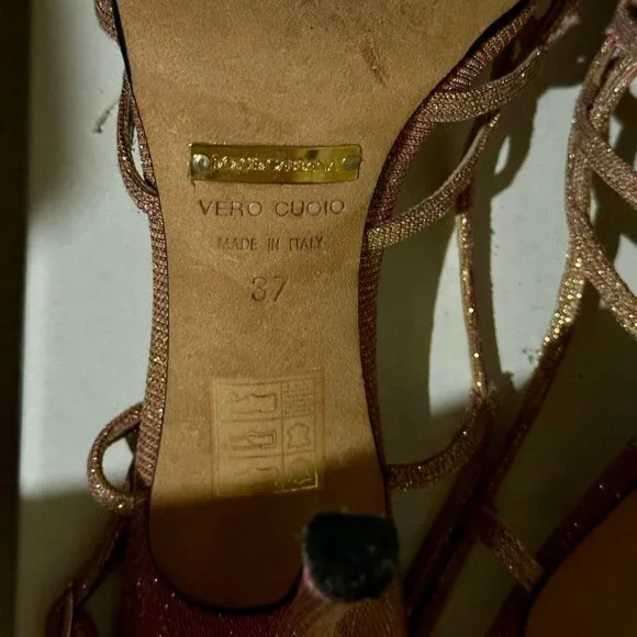 Dolce & Gabbana | Sparkle Strappy Sandal - Picture 4 of 5